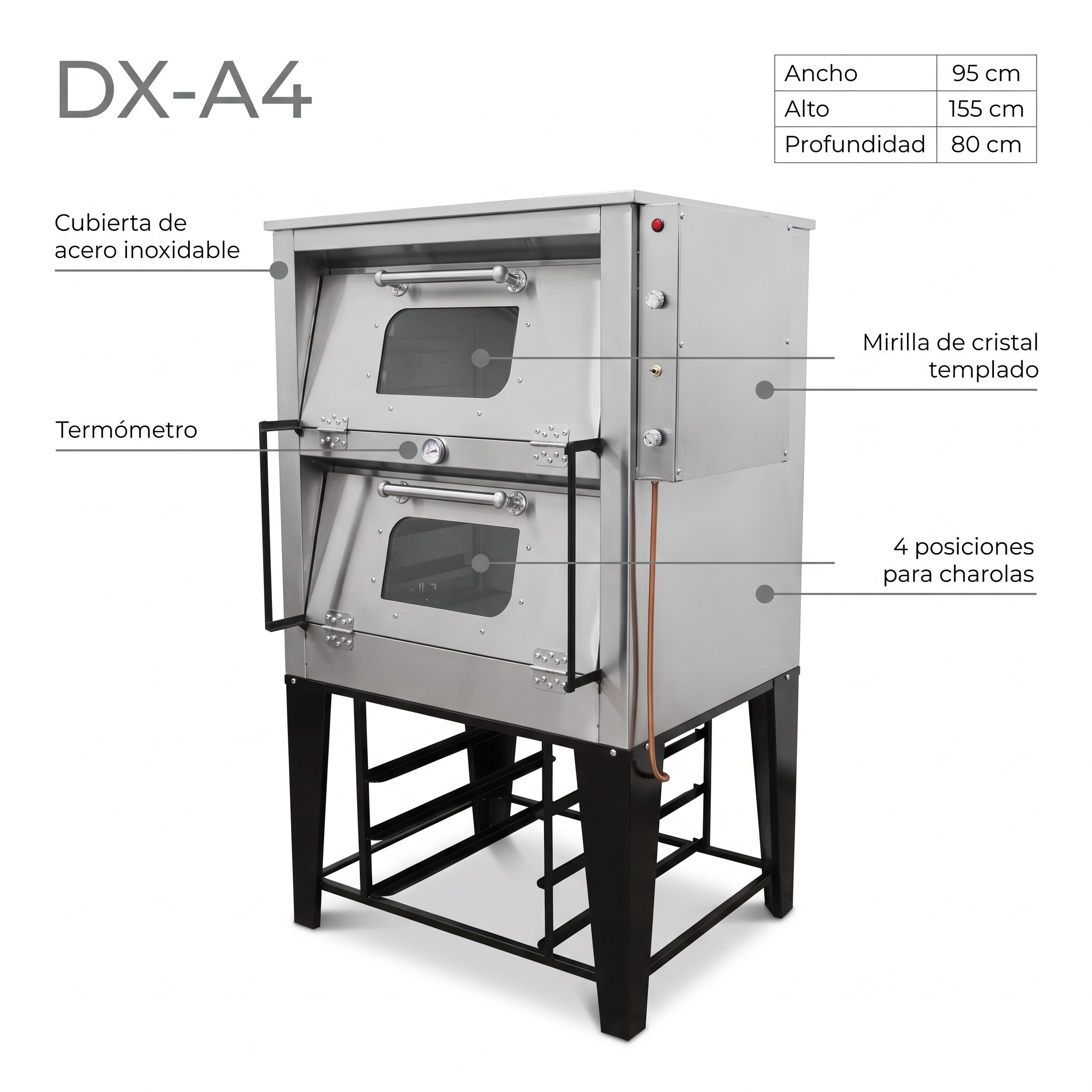 HORNO ACERO INOXIDABLE